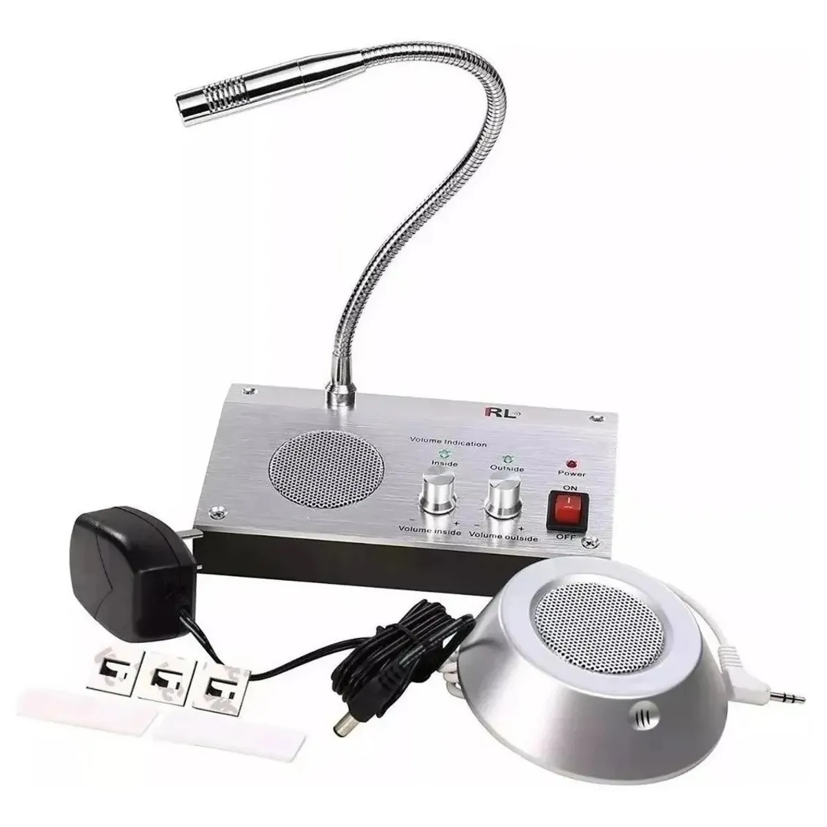 ARCA SHOPPING - Intercomunicador Bancos Citofono Cajas Microfono 2 Vias Dual