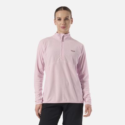 Imagen 1 del producto Polerón Mujer Jacaranda Nano-F 1/4 Zip Rosa Claro