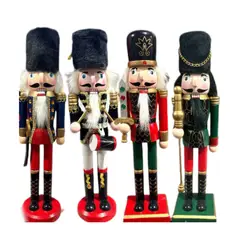 GENERICO - Cascanueces Madera Soldado De Navidad 30cm-1206736