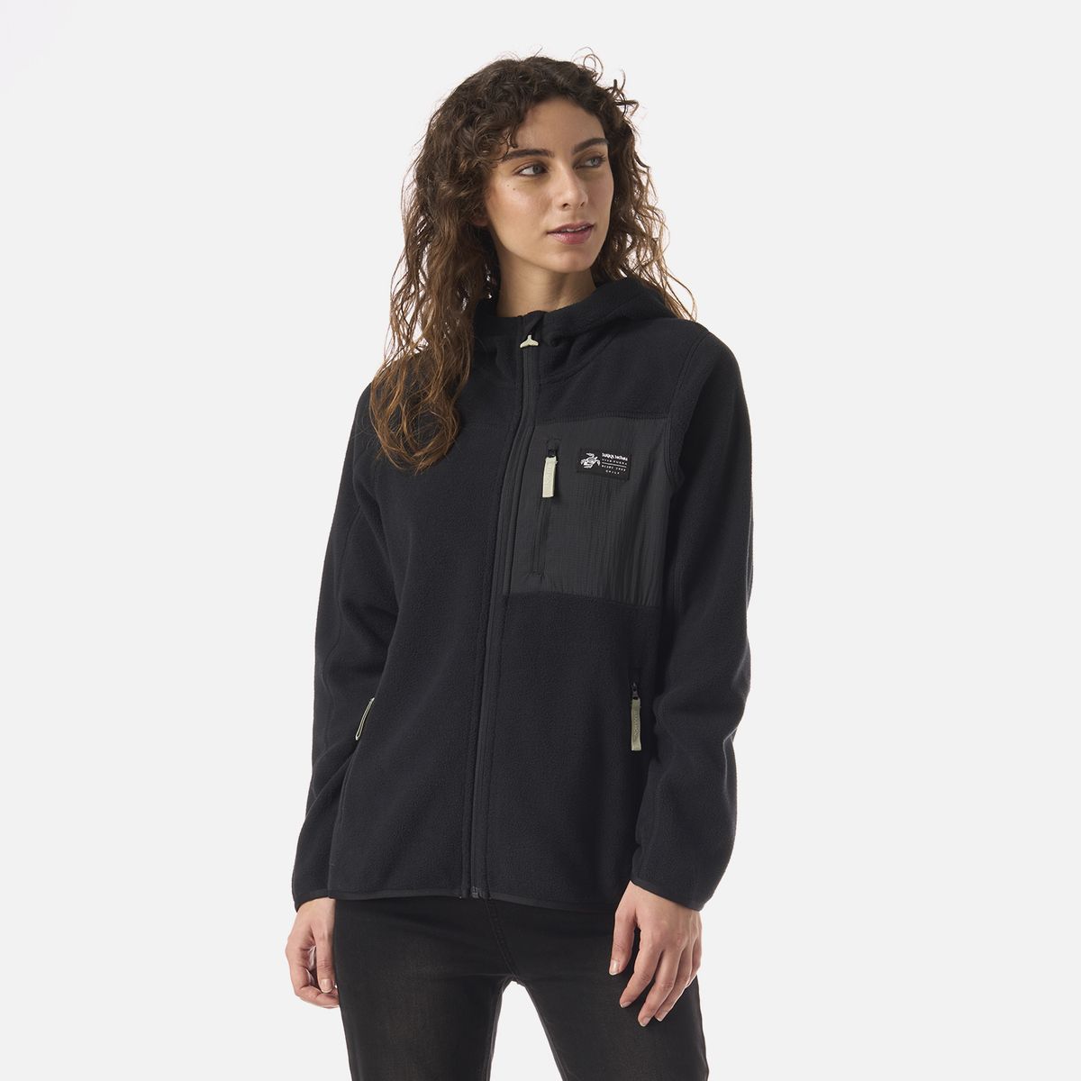 HAKA HONU - Polar Mujer Leñera Negro Haka Honu