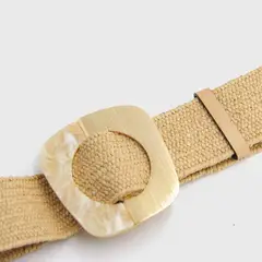 VC ACCESORIOS - Cinturon Elasticado Hebilla Cuadrada