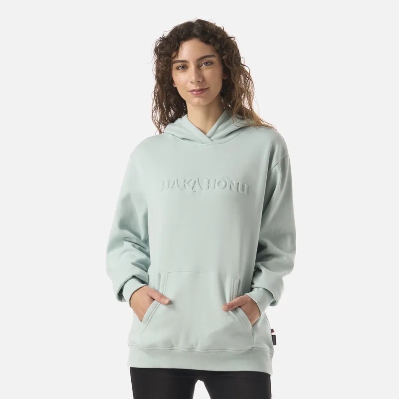 HAKA HONU - Polerón Mujer Motomami Hoody Gris Claro Haka Honu