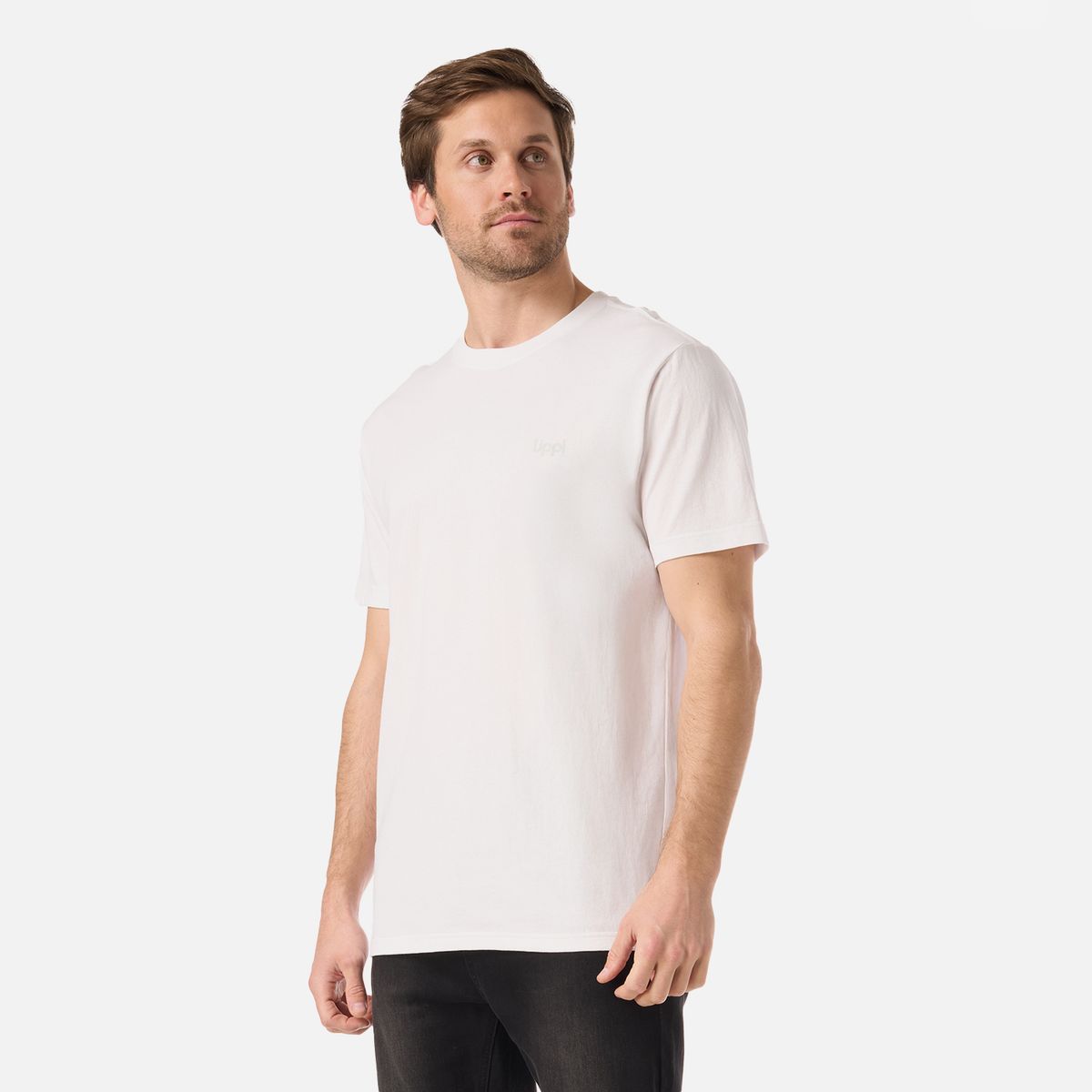 LIPPI - Polera Hombre Ulmo T-Shirt Blanco Lippi