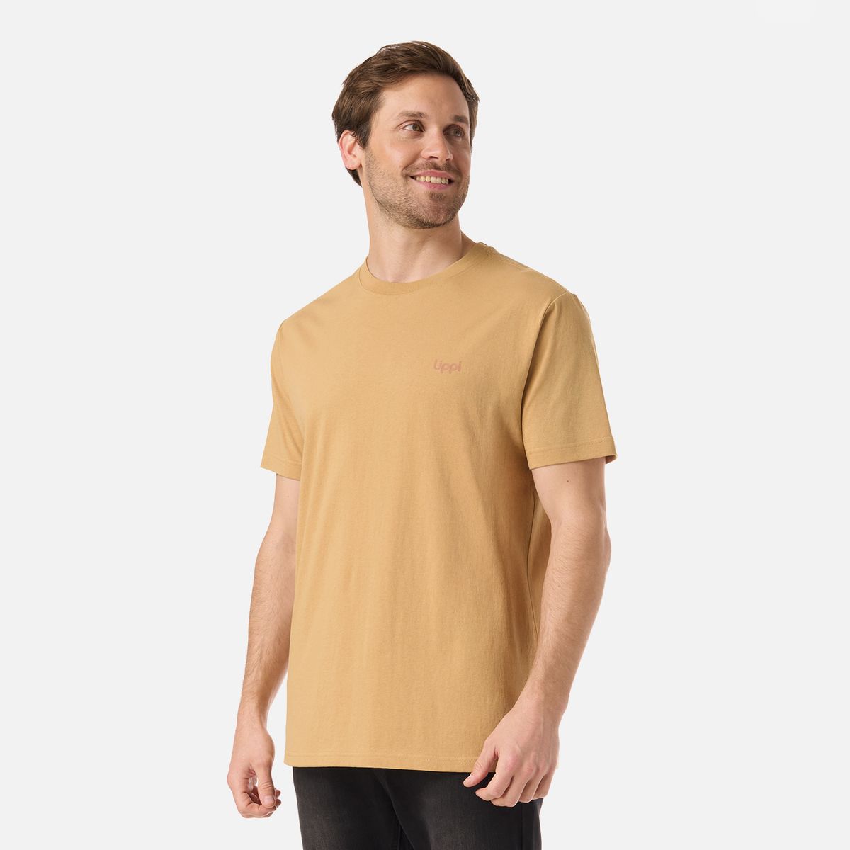 LIPPI - Polera Hombre Ulmo T-Shirt Camel Lippi
