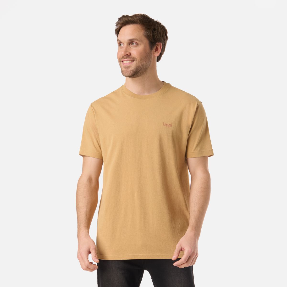 LIPPI - Polera Hombre Ulmo T-Shirt Camel Lippi