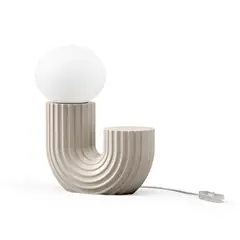 TCHIBO - Lámpara De Mesa De Diseño LED Blanco