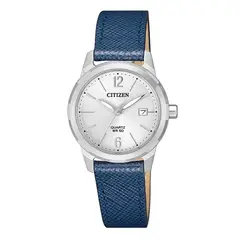 CITIZEN - RELOJ EU6070-19A QUARTZ MUJER PLATEADO CORREA AZUL