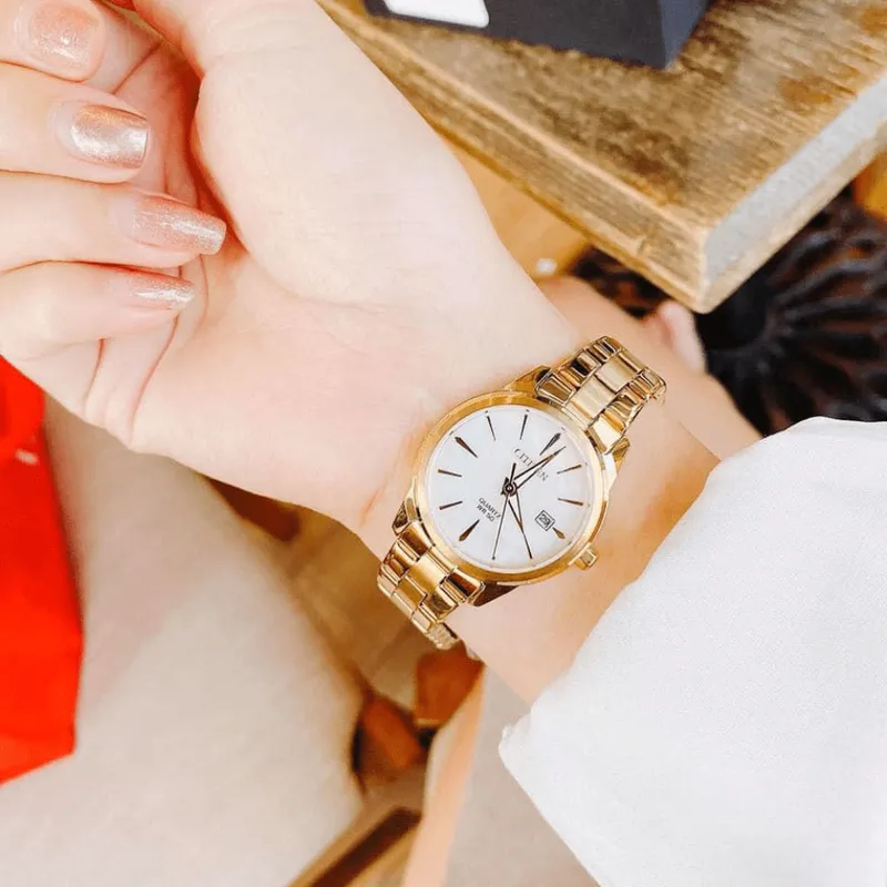 CITIZEN - RELOJ CITIZEN EU6072-56D QUARTZ DORADO MUJER