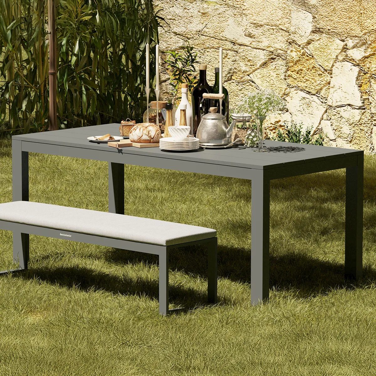 DECO EXTERIOR - Mesa Terraza Aluminio Vonnas 250 cm.