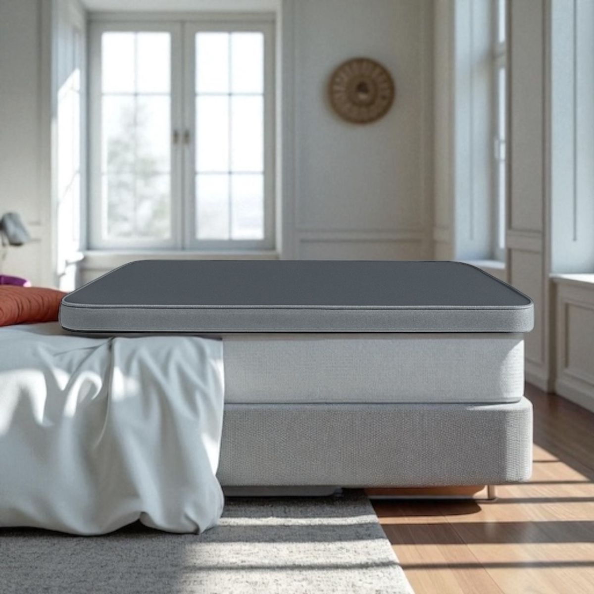 FLOBAL - Topper Black 2 Plazas 150x190x7cm
