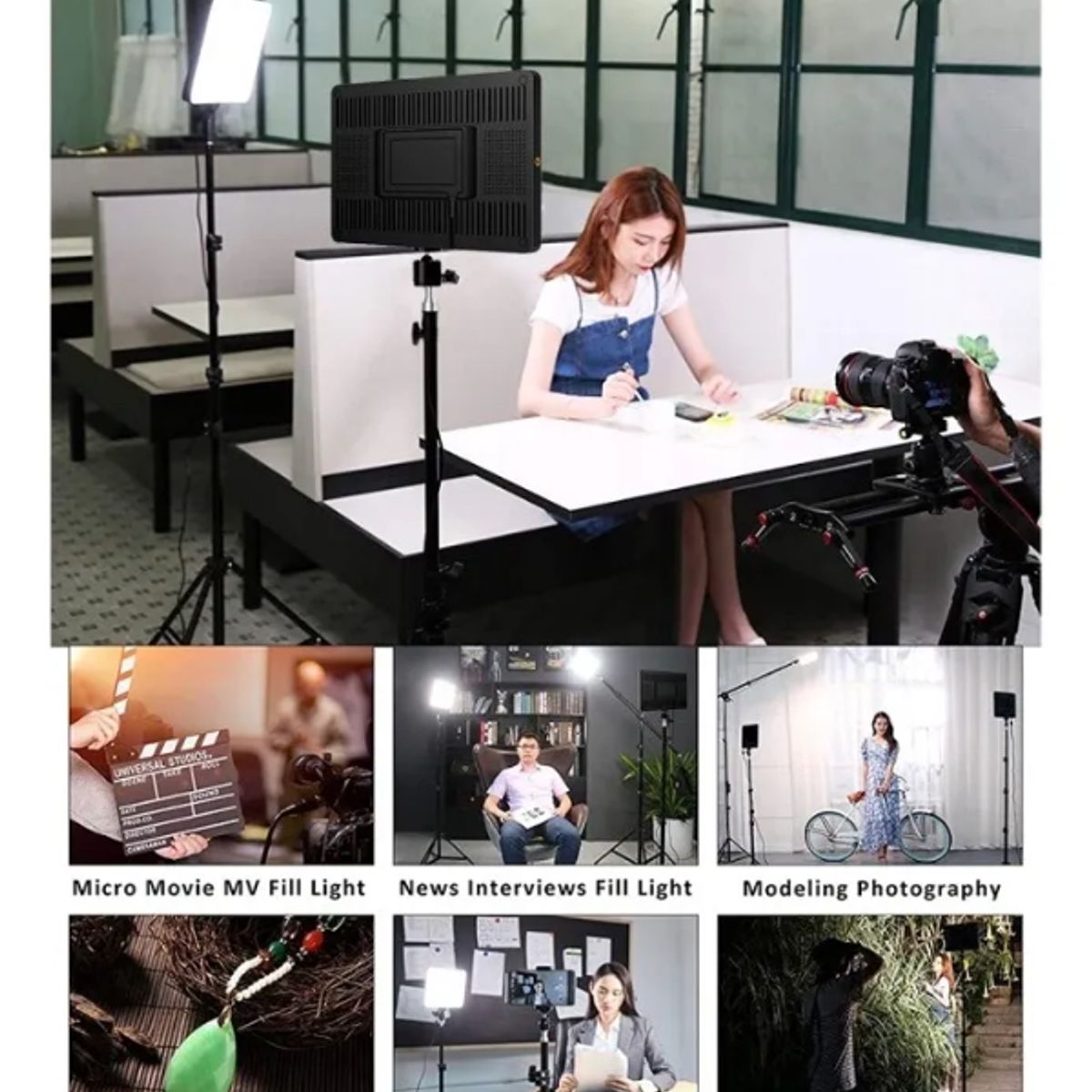 GENERICO - Panel Estudio Luz De Relleno Pl-26 Panel Video / S 12299