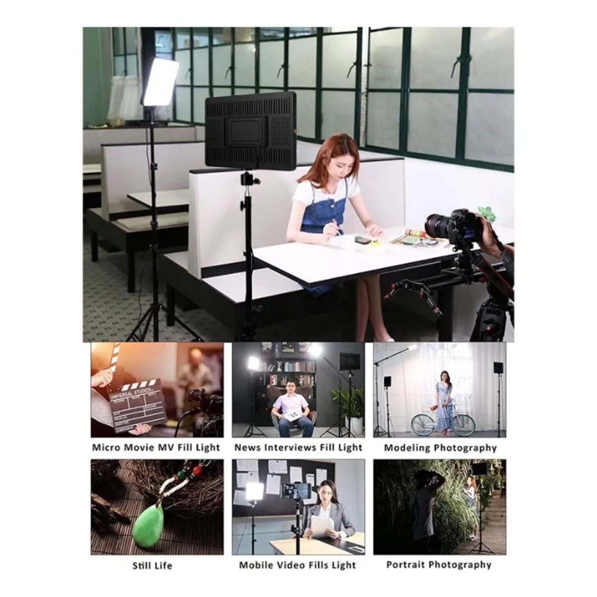 GENERICO - Panel Estudio Luz De Relleno Pl-26 Panel Video / S 12299