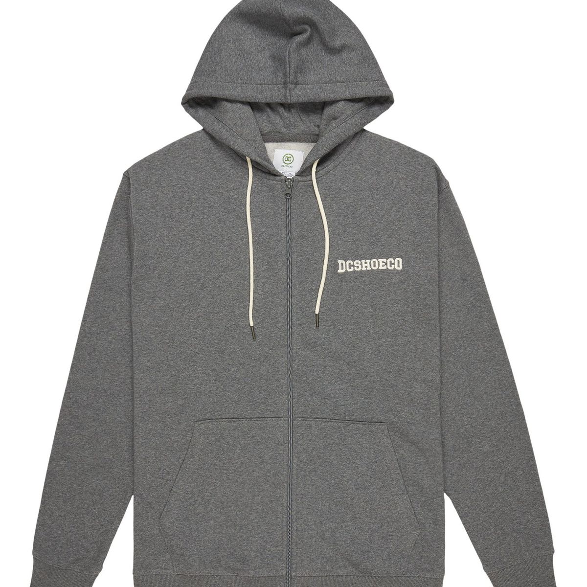 DC SHOES - Poleron Hombre Baseline Gris DC