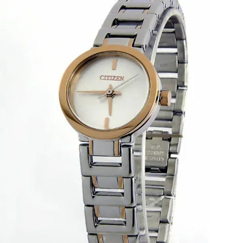 CITIZEN - RELOJ CITIZEN EX033455A QUARTZ BICOLOR MUJER DORADO PLATEADO