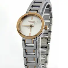 CITIZEN - RELOJ EX033455A QUARTZ BICOLOR MUJER DORADO PLATEADO