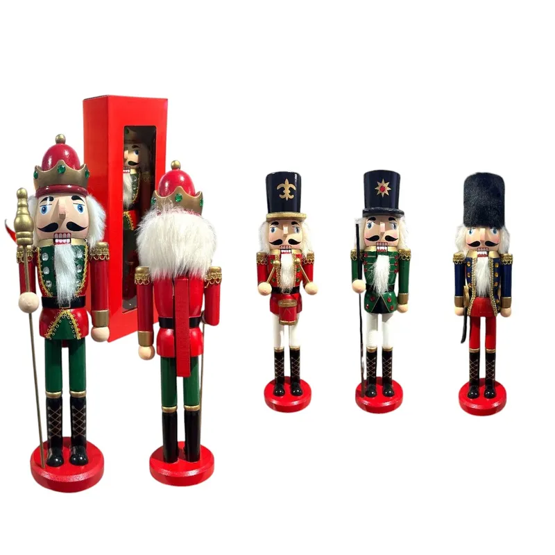 GENERICO - Cascanueces Para Navidad  De Madera 38cm-1206741