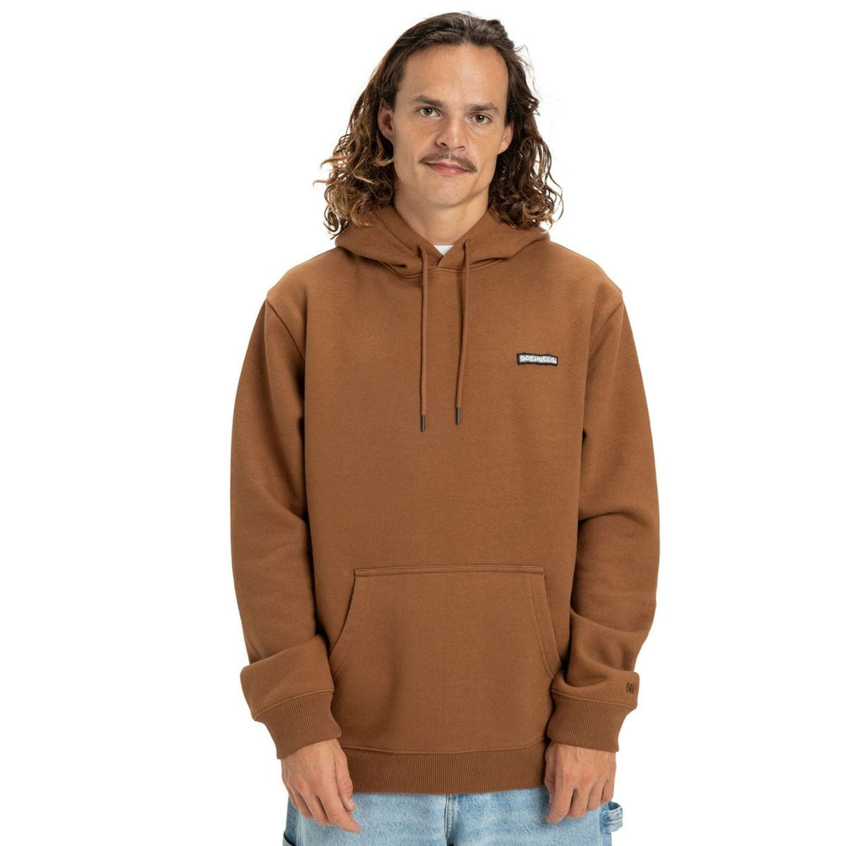DC SHOES - Polerón Hombre Patch It Café DC