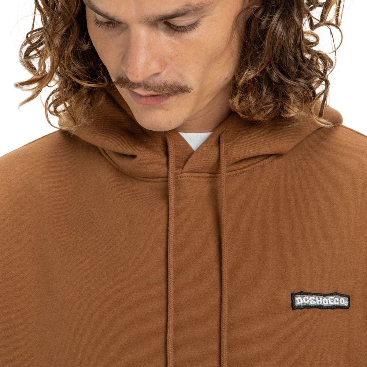 DC SHOES - Polerón Hombre Patch It Café DC