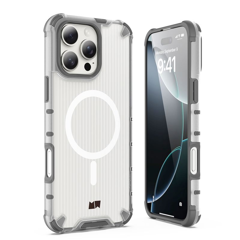 KBOD - Carcasa Mowo Magnetic Para iPhone 16 Pro Max Blanco