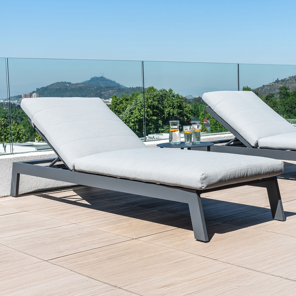 DECO EXTERIOR - Reposera Terraza Aluminio Vonnas