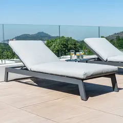 DECO EXTERIOR - Reposera Terraza Aluminio Vonnas