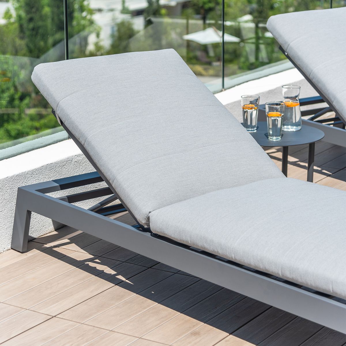 DECO EXTERIOR - Reposera Terraza Aluminio Vonnas