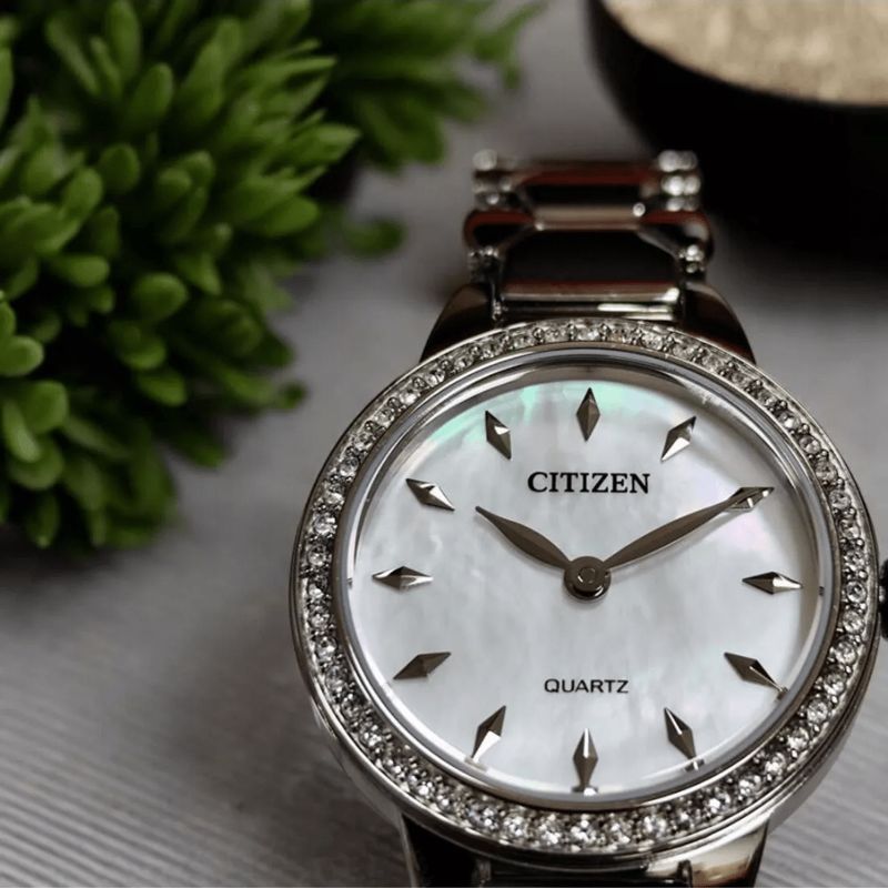 CITIZEN - RELOJ CITIZEN EZ7010-56D QUARTZ PLATEADO MUJER