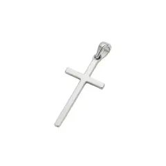 JB JOYAS BARON - Colgante de Plata Esterlina 925 Cruz 15X30MM