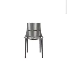 TODO TERRAZA - Silla comedor de terraza palitos Gris