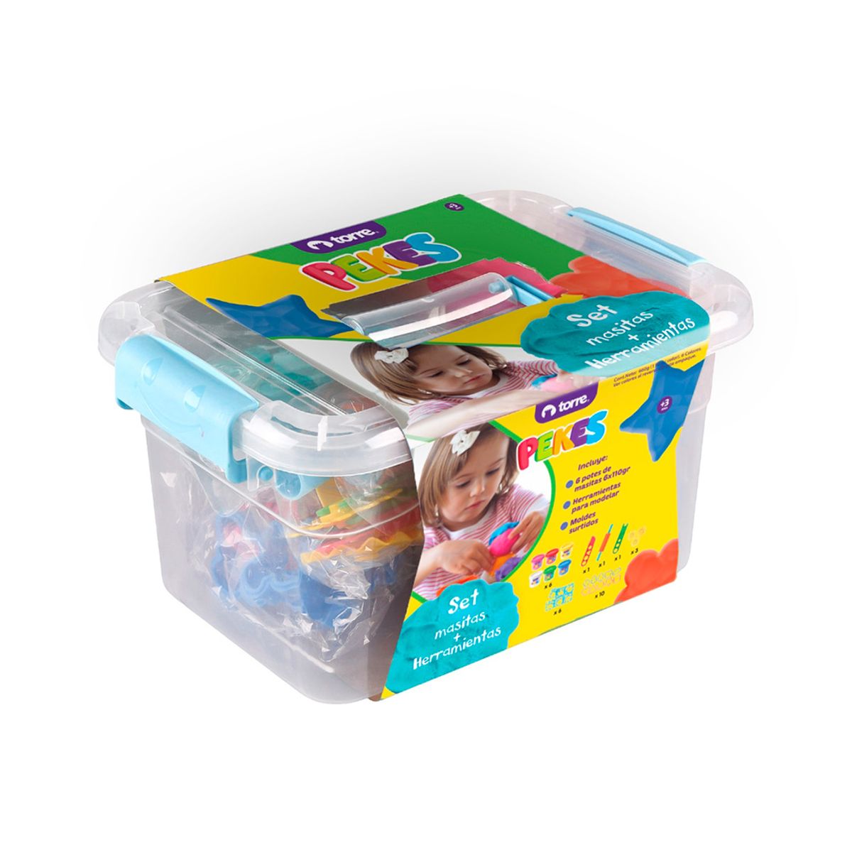 TORRE - Set Didáctico Masitas y Herramientas Torre 29 piezas