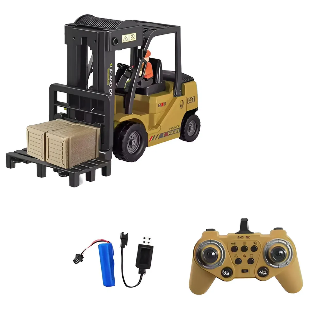 GENERICO - Auto Maquina Montacarga Control Remoto Yale