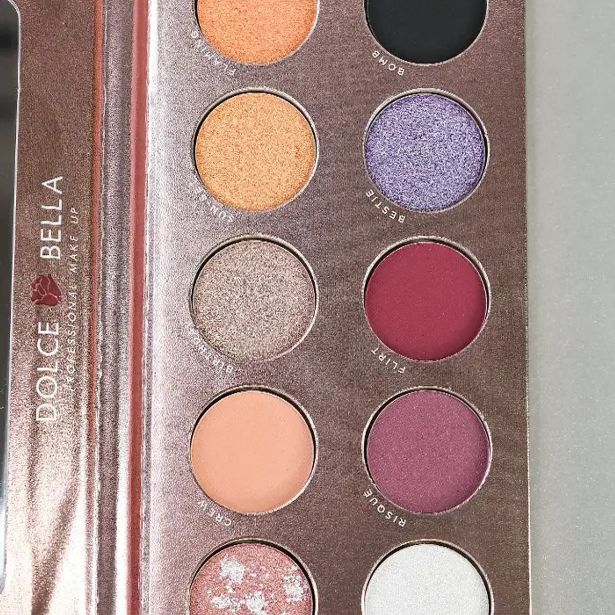 DOLCE BELLA - PALETA DE SOMBRA INSPIRED X 10 TONOS #1 DOLCE BELLA