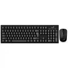 GENIUS - Kit De Teclado Y Mouse Inalambrico Combo KM8101 Negro