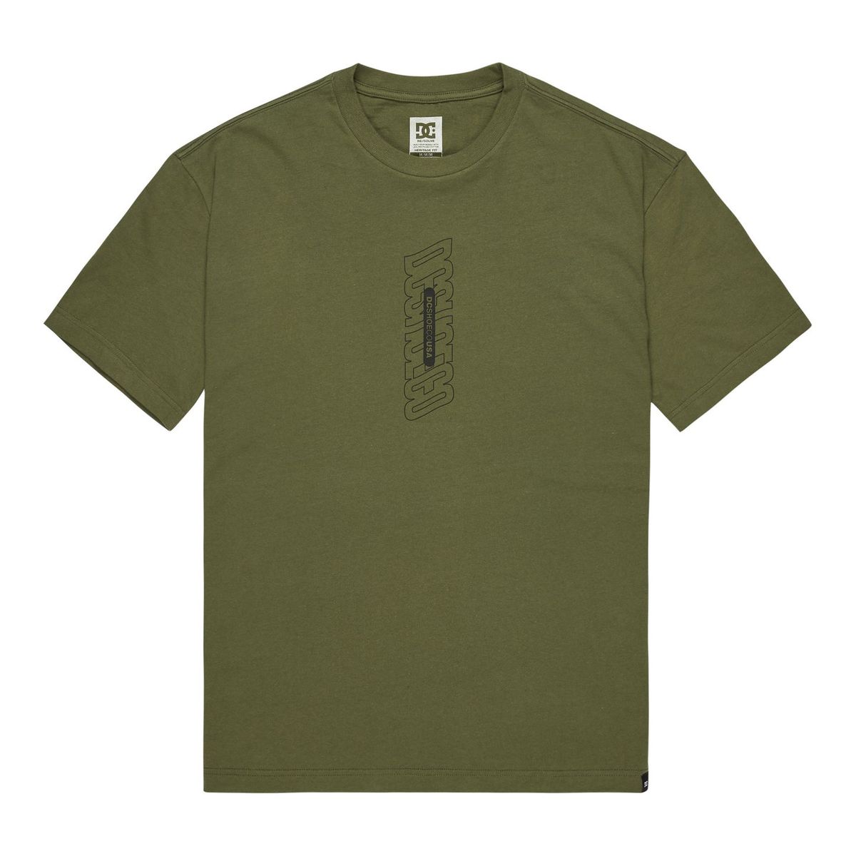 DC SHOES - Polera Hombre Omega Verde DC