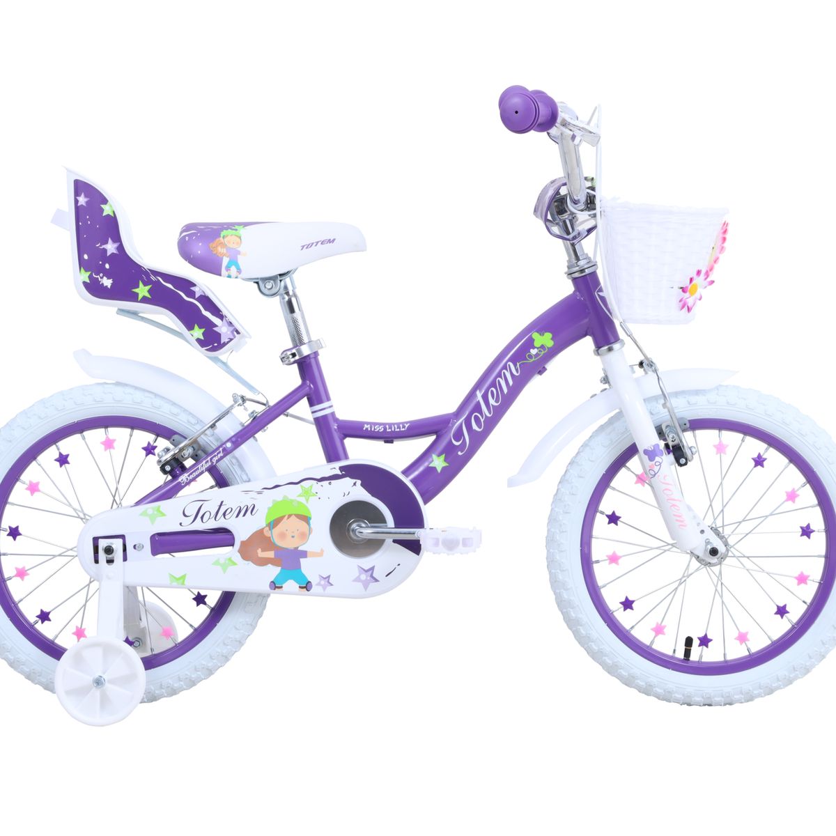 TOTEM - BICICLETA TOTEM INFANTIL ARO 16 MISS LILLY VIOLETA