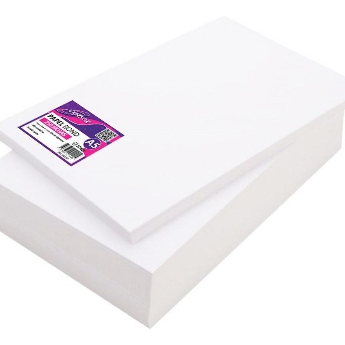 CURSOR - Papel Bond 106 Grs. Tamaño A5 250 Hojas Agendas