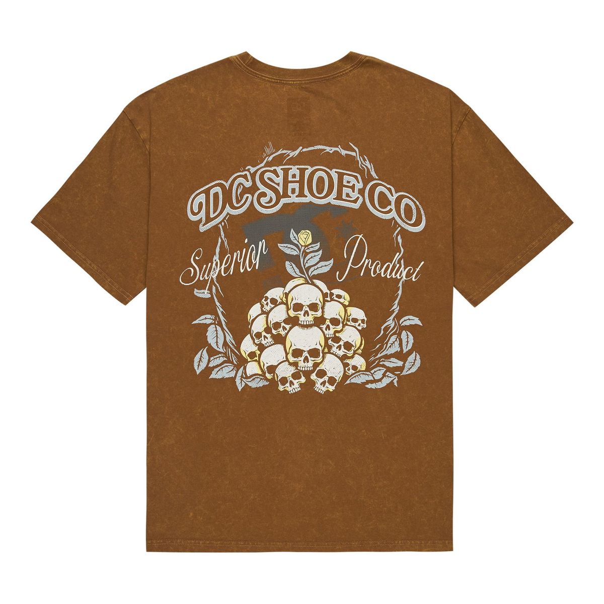 DC SHOES - Polera Hombre Outgrow Café DC