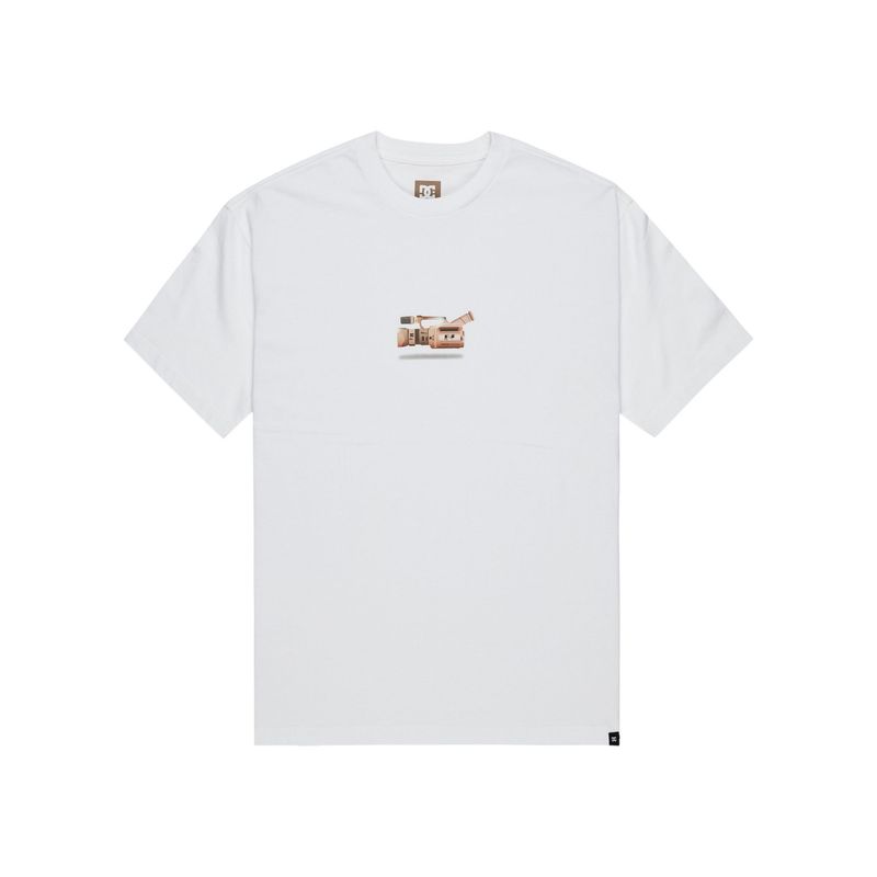 DC SHOES - Polera Hombre Handy Cam Blanco DC