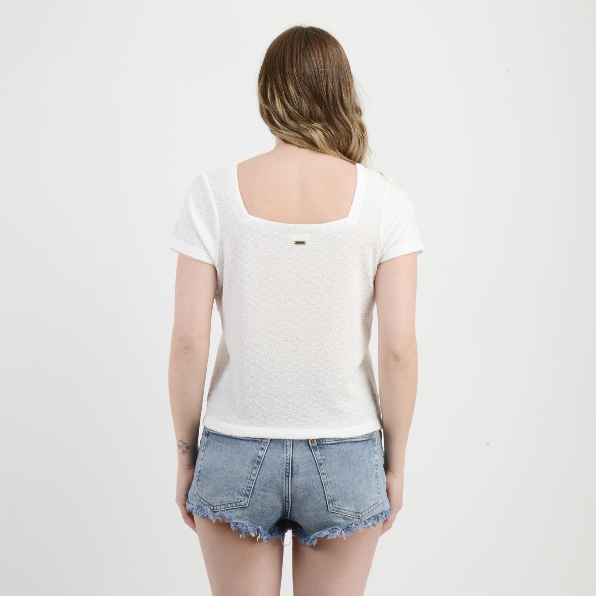 O'NEILL - POLERA MANGA CORTA JACKIE BLANCO