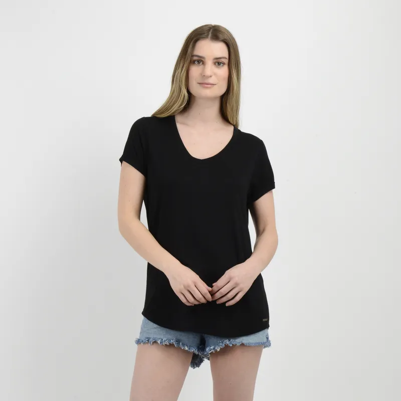 O'NEILL - POLERA MANGA CORTA ESSENTIAL NEGRO