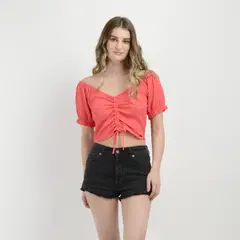 O'NEILL - POLERA MANGA CORTA LEANNE II ROJO