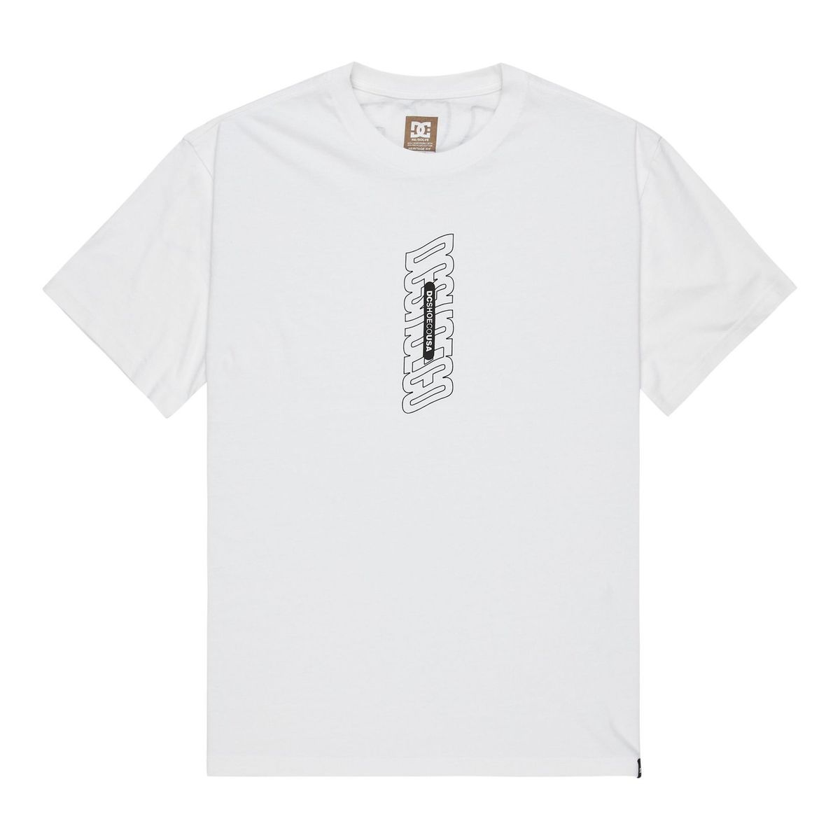 DC SHOES - Polera Hombre Omega Blanco DC