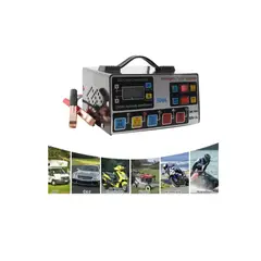 GENERICO - Cargador De Batería Automático Inteligente Auto Moto Camión / S 12633