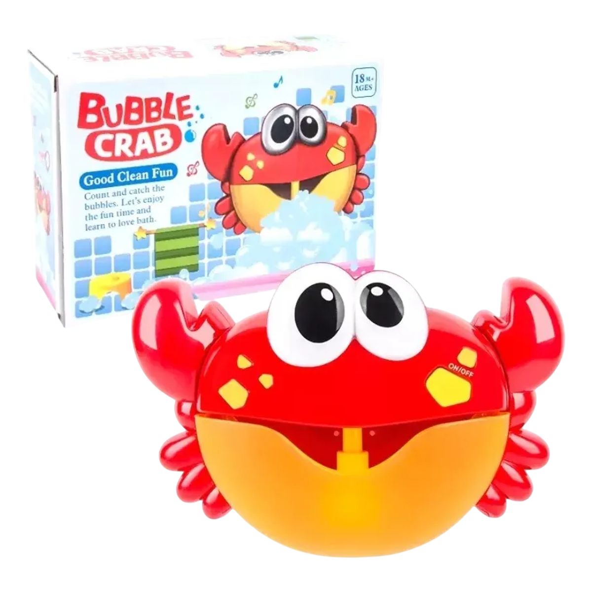 GENERICO - Juguete Cangrejo Burbujas De Baño Tina Para Bebes