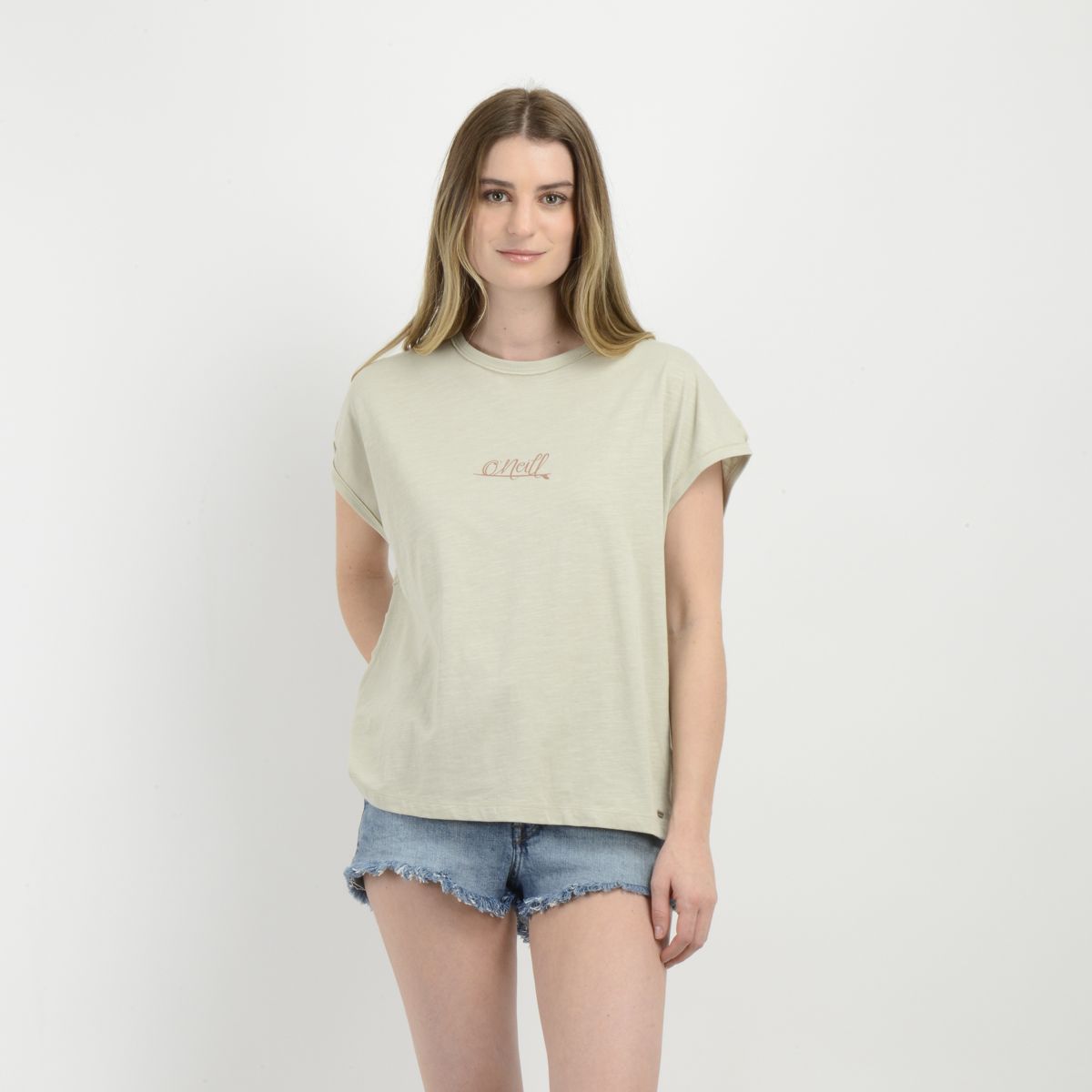 O'NEILL - POLERA MANGA CORTA ERIN BEIGE