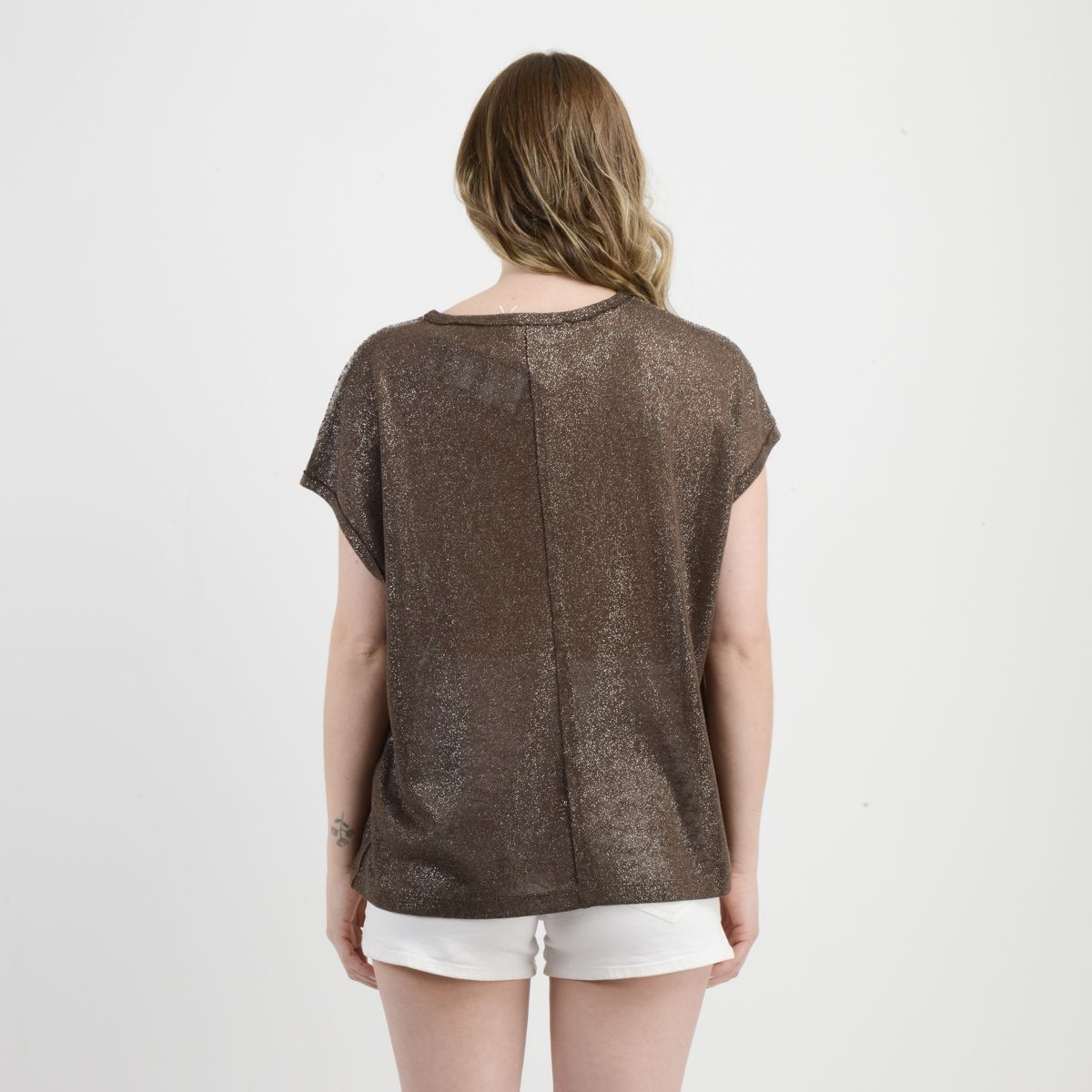 O'NEILL - POLERA MANGA CORTA JOSIE CAFÉ CLARO