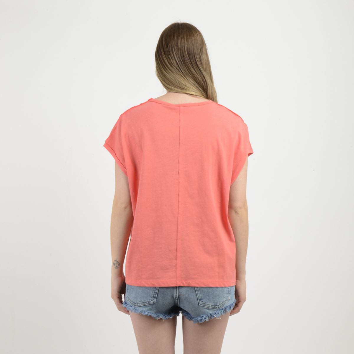 O'NEILL - POLERA MANGA CORTA ERIN NARANJO CLARO