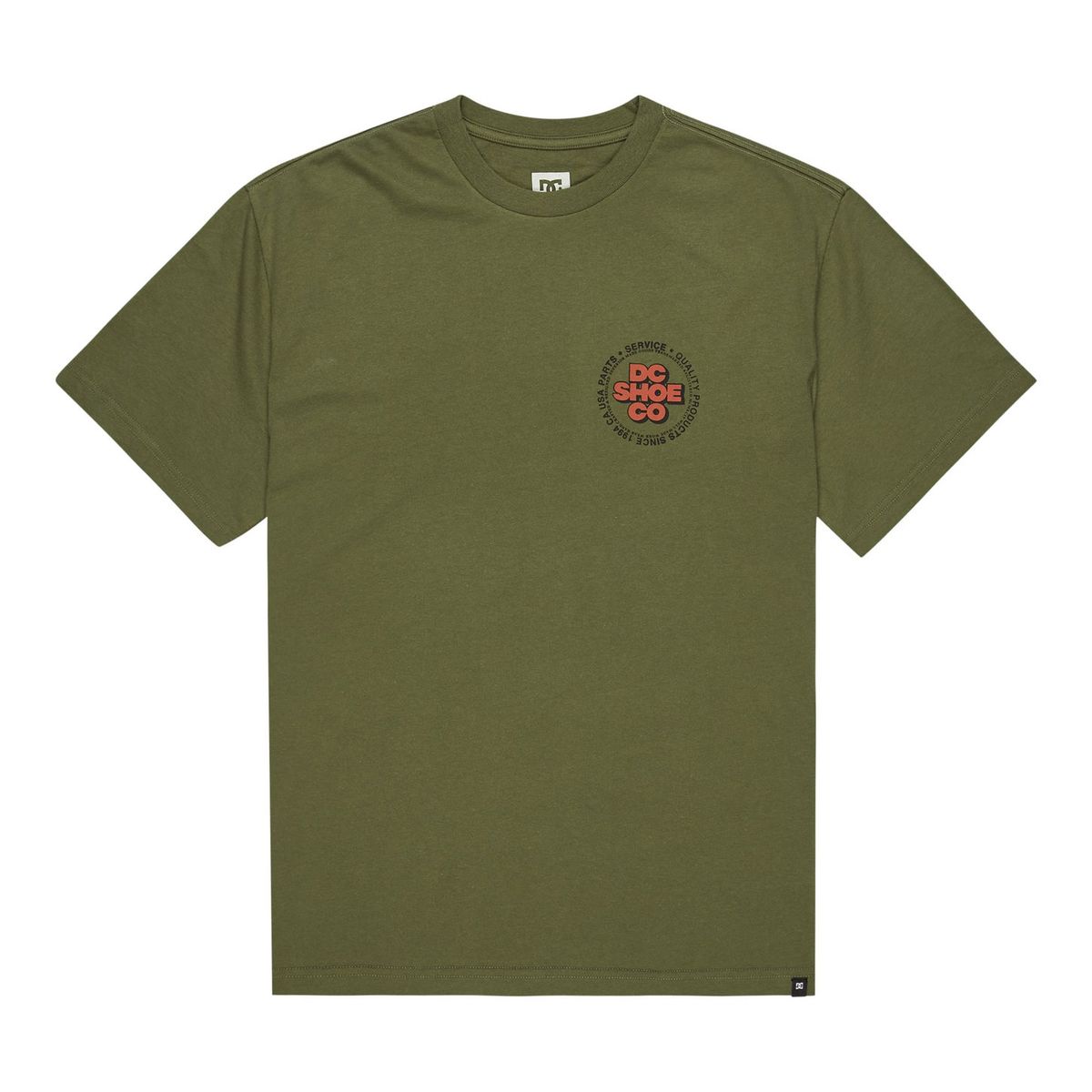 DC SHOES - Polera Hombre Circle Verde DC