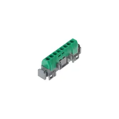 LEGRAND - Regleta verde tierra 8 entradas