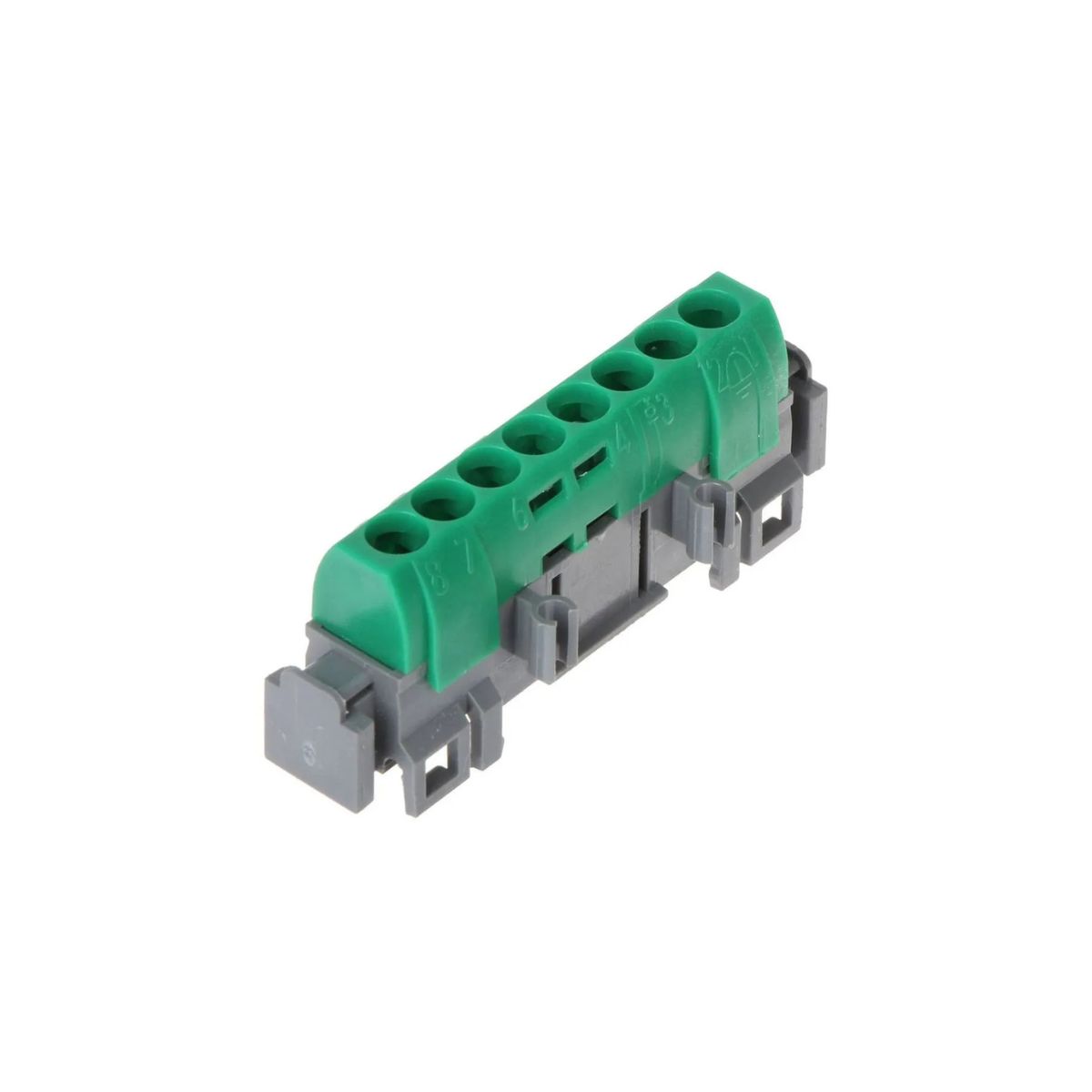 LEGRAND - Regleta verde tierra 8 entradas